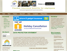Tablet Screenshot of eb.cspinsurance.com