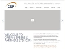 Tablet Screenshot of cspinsurance.com
